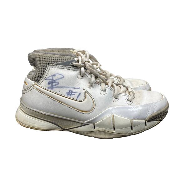 SIGNED Vintage 06 Nike Zoom 1 Kobe GS Smush Parker Shoes Youth 5.5Y